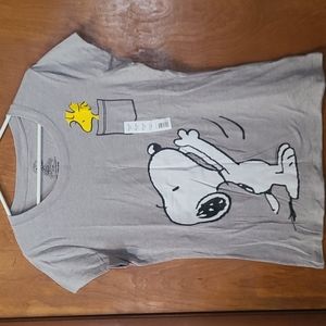 SNOOPY PEANUTS WOODSTOCK POCKET T SHIRT NWT JUNIOR XXL(19)